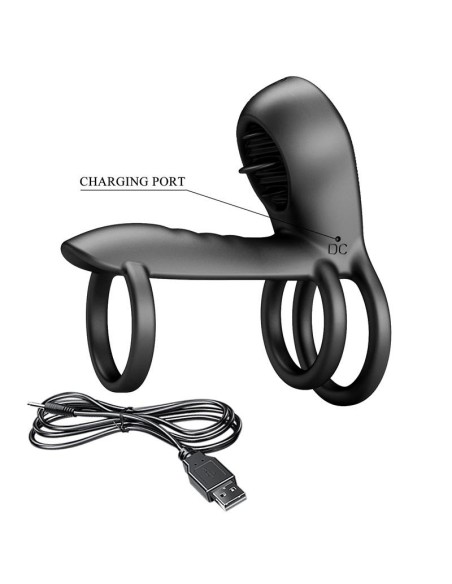 Jammy Anillo Triple con Vibración USB
