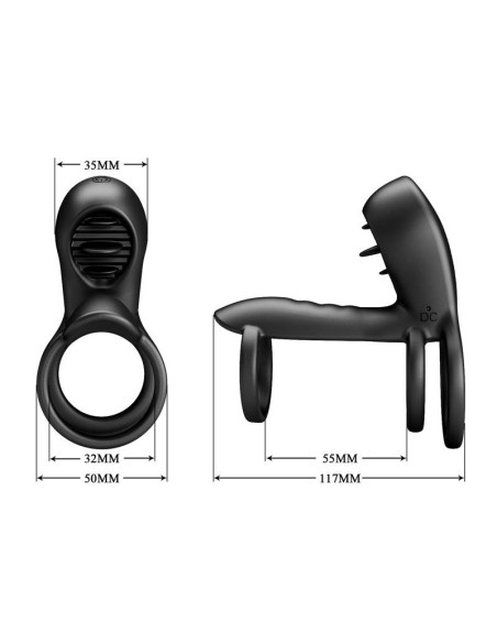 Jammy Anillo Triple con Vibración USB