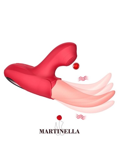 Estimulador Doble con Lengua y Pulsación