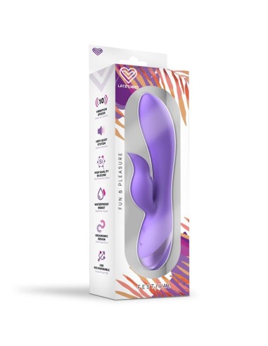 Vibrador Engar USB Púrpura