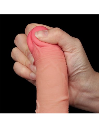 Dildo Dual Layer Piel Deslizante 7.5
