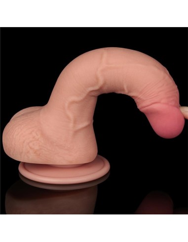 Dildo Dual Layer Piel Deslizante 7.5