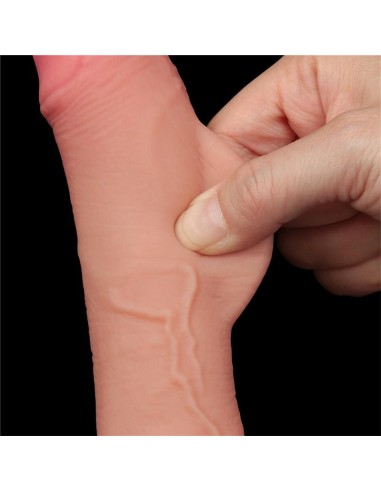Dildo Dual Layer Piel Deslizante 7.5
