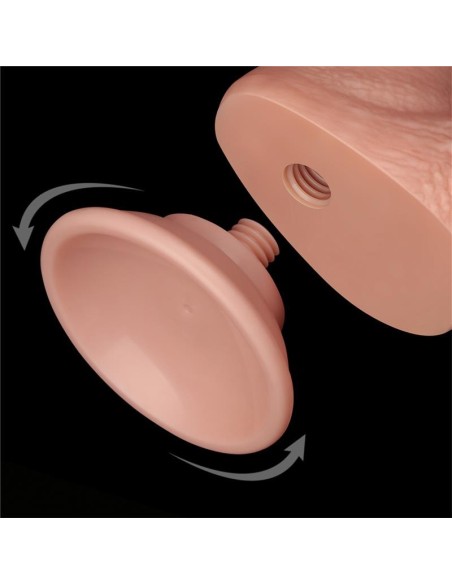 Dildo Dual Layer Piel Deslizante 7.5
