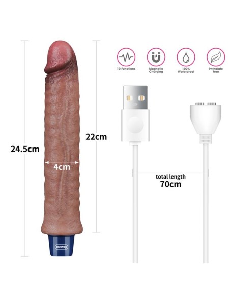 Vibrador Realista 9.5 USB