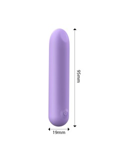 Sulley Bala Vibradora Silicona Líquida Unibody Flexible USB 2