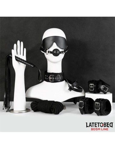 Set de 7 Piezas de Bondage Negro