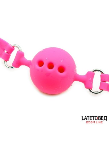 Mordaza Bola Silicona Transpirable M - 4.5 cm