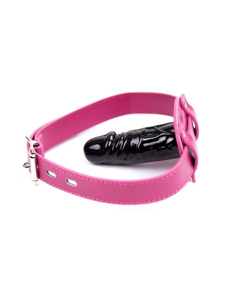 Mordaza de Dildo Ajustable 46-58 cm - Dildo: 10 cm