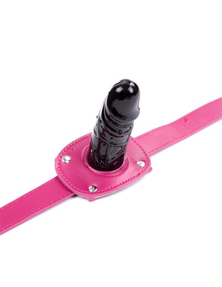 Mordaza de Dildo Ajustable 46-58 cm - Dildo: 10 cm