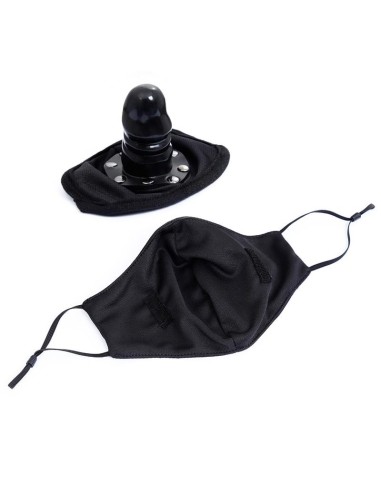 Mascarilla con Accesorio de Dildo Desmontable