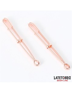 Pinzas para Pezones Color Oro Rosa 2