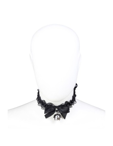 Collar con Lazo, Cascabel y Encaje