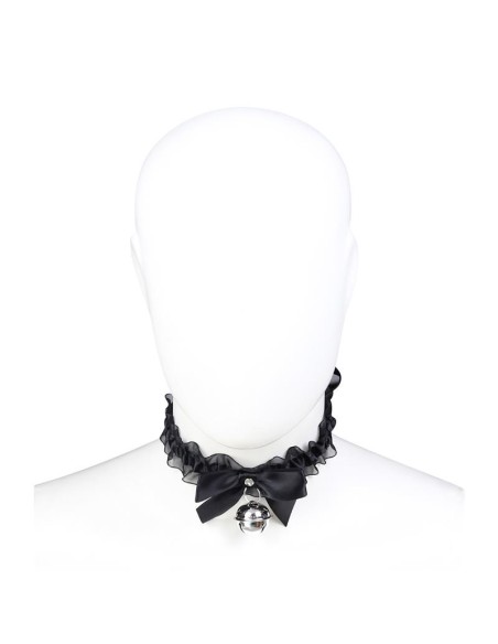 Collar con Lazo, Cascabel y Encaje