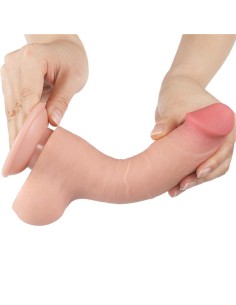 Dildo Dual Layer Piel Deslizante 8 2