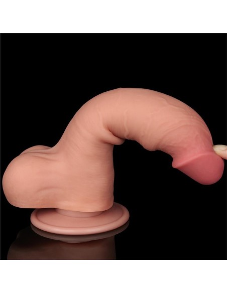 Dildo Dual Layer Piel Deslizante 8