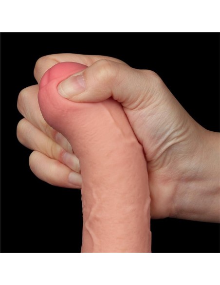 Dildo Dual Layer Piel Deslizante 8