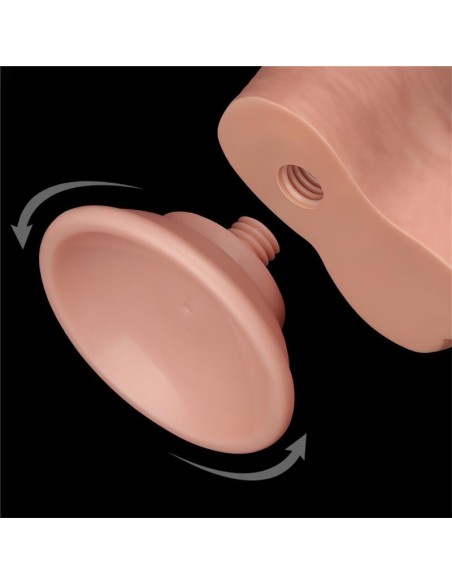 Dildo Dual Layer Piel Deslizante 8