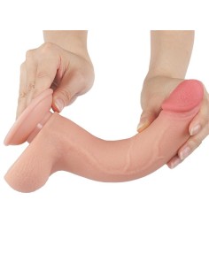 Dildo Dual Density Piel Deslizante 8.5 2