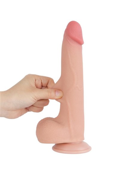 Dildo Dual Density Piel Deslizante 8.5