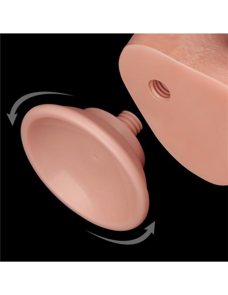 Dildo Dual Density Piel Deslizante 8.5