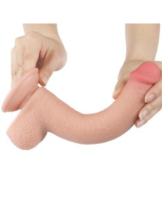 Dildo Dual Density Piel Deslizante 9 2