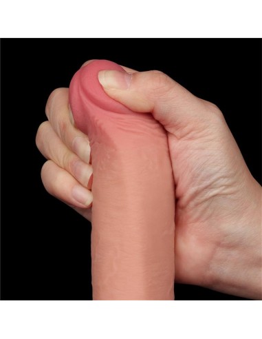 Dildo Dual Density Piel Deslizante 9