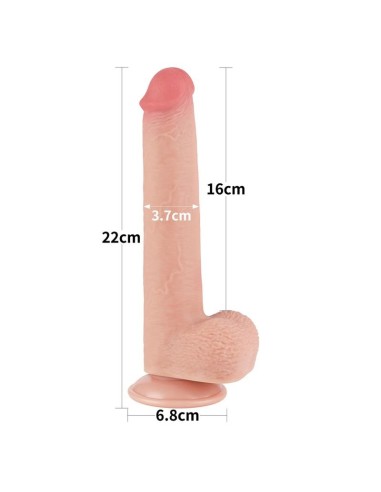 Dildo Dual Density Piel Deslizante 9