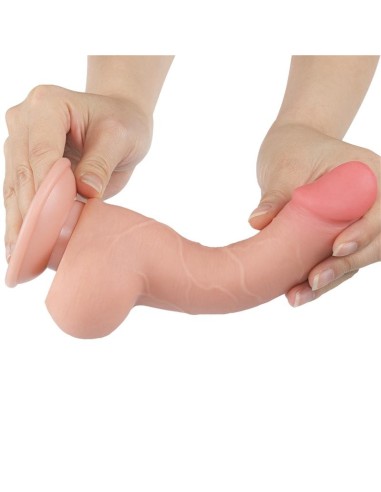 Dildo Dual Layer Piel Deslizante 7.5