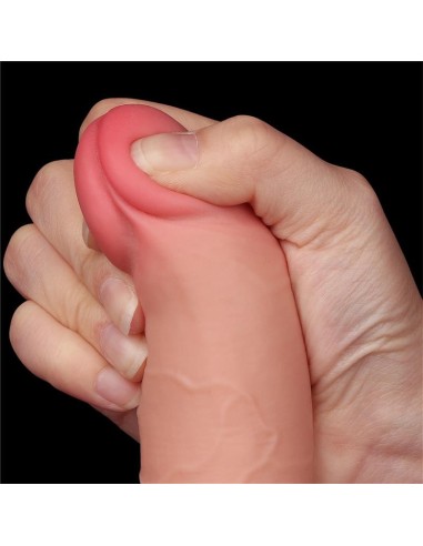 Dildo Dual Layer Piel Deslizante 7.5