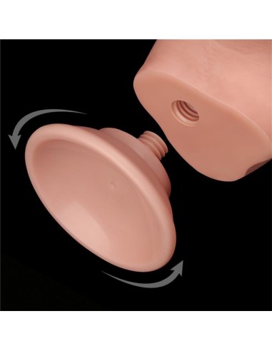 Dildo Dual Layer Piel Deslizante 7.5