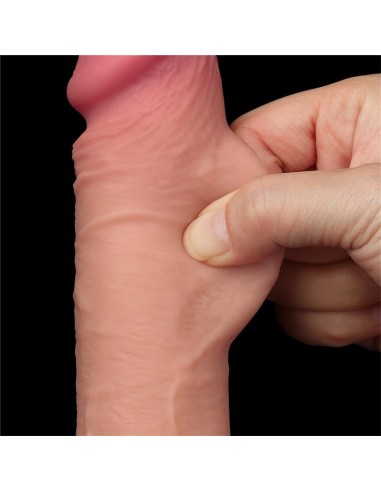Dildo Dual Layer Piel Deslizante 7.5