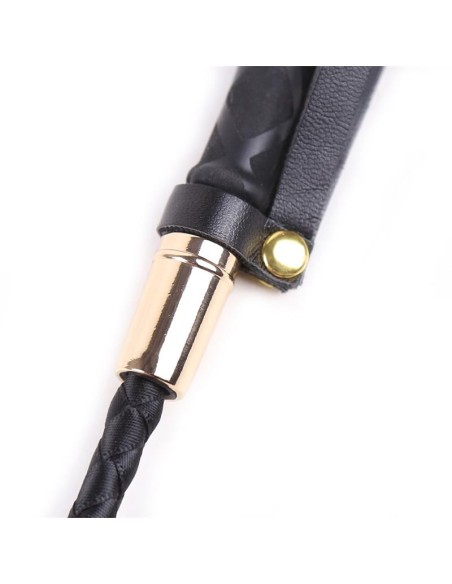 Fusta Clásica Negro y Dorado 30 cm