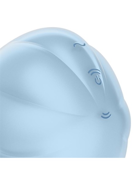 Satisfyer Cloud Dancer Succionador y Vibrador Azul
