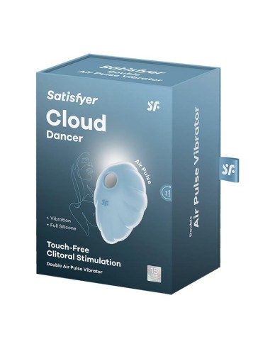 Satisfyer Cloud Dancer Succionador y Vibrador Azul