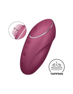 Satisfyer Tap and Climax 1 Vibrador y Tapping Rojo