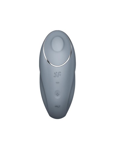 Satisfyer Tap and Climax 1 Vibrador y Tapping Gris
