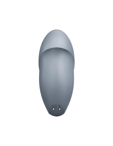 Satisfyer Tap and Climax 1 Vibrador y Tapping Gris