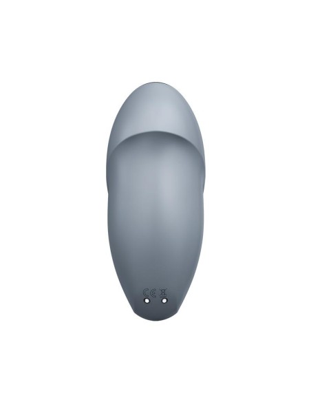 Satisfyer Tap and Climax 1 Vibrador y Tapping Gris