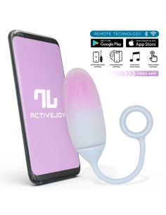Huevo con APP Silicona Doble Capa Rosa/Azul