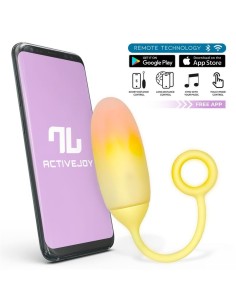 Huevo con APP Silicona Doble Capa Amarillo/Naranja