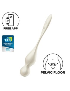 Satisfyer Love Birds 1 Bolas Kegel con APP Blanco