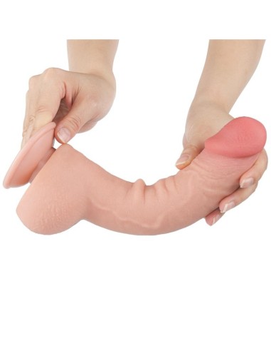 Dildo Dual Density Piel Deslizante 9.5