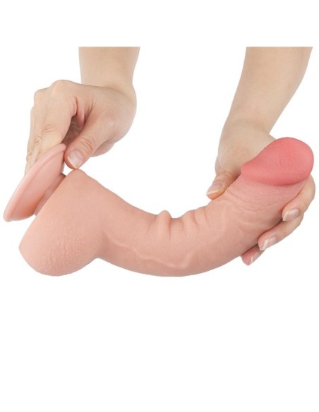 Dildo Dual Density Piel Deslizante 9.5