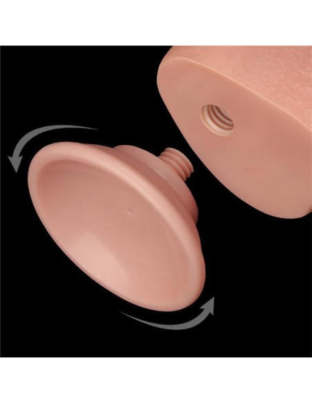 Dildo Dual Density Piel Deslizante 9.5