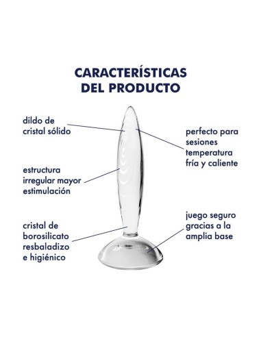 Satisfyer Plug Anal Sparkling Crystal Hot and Cold Transparente