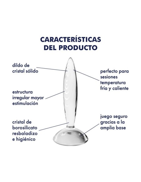Satisfyer Plug Anal Sparkling Crystal Hot and Cold Transparente