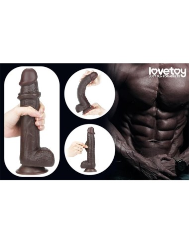 Dildo Sliding 9.5 Negro
