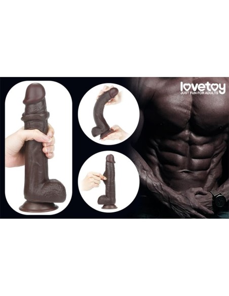 Dildo Sliding 9.5 Negro