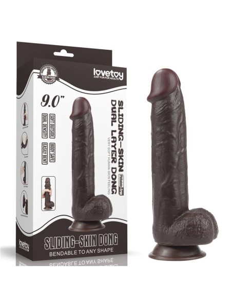 Dildo Sliding 9.5 Negro